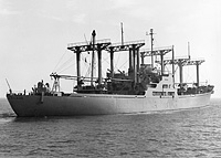 USNS Schuyler Otis Bland (T-AK 277) on 13 December 1963