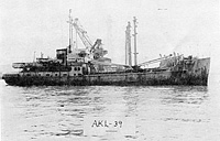 USS Almaack (AKL 39) circa 1959
