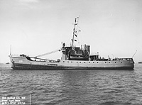 USNS Redbud (T-AKL 398) on 2 August 1949