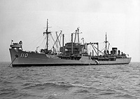 USS Conecuh (AOR 110) on 25 April 1955