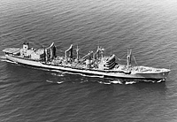 USS Mississinewa (AO 144) on 24 February 1978