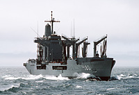 USNS Willamette (T-AO 180) on 1 July 1986