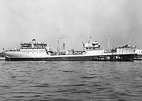USNS Petaluma (T-AOG 79) circa the mid 1950s