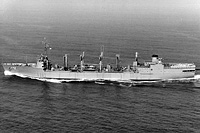 USS Milwaukee (AOR 2) circa October 1969