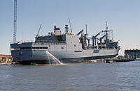 USS Milwaukee (AOR 2) on 27 April 1987