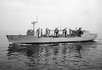 USS Roanoke (AOR 7) on 17 September 1976