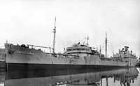 USNS French Creek (T-AO 159) in 1956-57