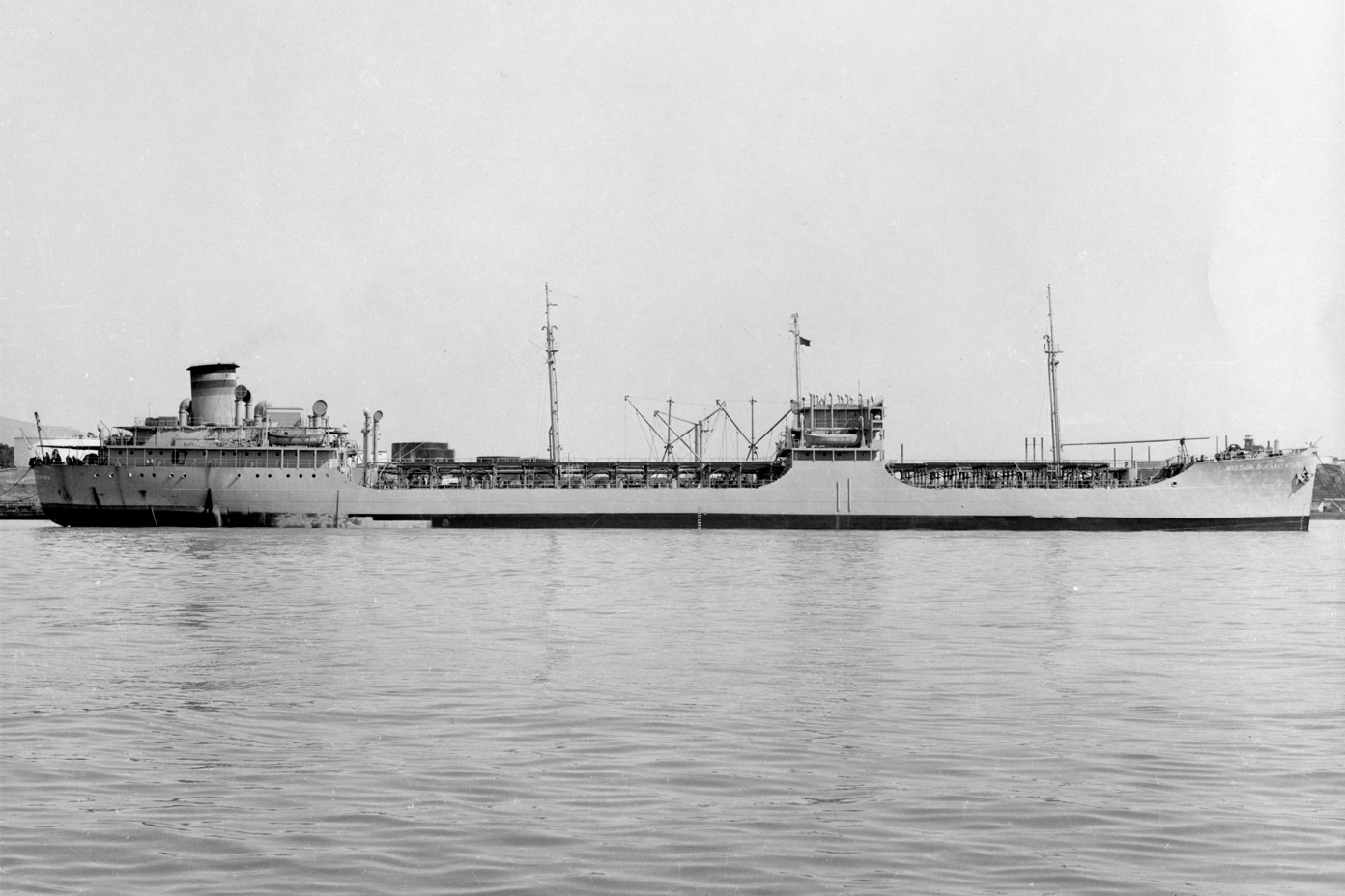 USNS Mission Buenaventura (T-AO 111) during the 1950s