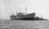 USNS Muir Woods (T-AO 139) in the early-mid 1950s