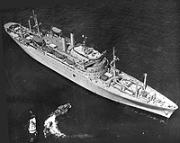 USNS Barrett (T-AP 196) circa January 1955
