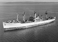 USNS Pvt Sadao S Munemori (T-AP 190) in 1950-52