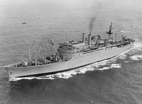 USNS Upshur (T-AP 198) on 25 October 1962
