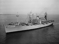 USS Francis Marion (APA 249) in 1961