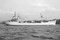 USNS Sgt Jonah E Kelley (T-APC 116) on 25 February 1951