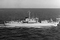 USNS Albert J Myer (T-ARC 6) in 1984