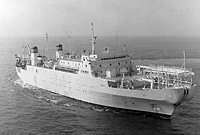 USNS Zeus (T-ARC 7) circa 24 October 1983