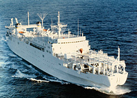 USNS Zeus (T-ARC 7) circa 3 April 2008