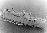 USNS Zeus (T-ARC 7) circa October 1983