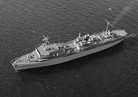 USS Canopus (AS 34) circa October 1965