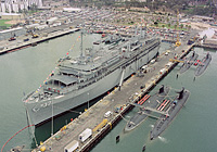 USS Dixon (AS 37) on 15 April 1987