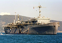 USS Emory S Land (AS 39) on 29 July 2000