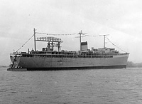 USS Holland (AS 32) on 19 January 1963