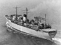 USS Holland (AS 32) on 4 September 1963