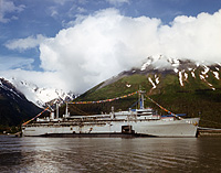 USS McKee (AS 41) on 4 July 1987
