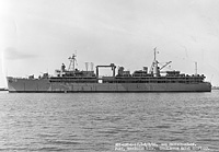 USS Proteus (AS 19) on 8 August 1960