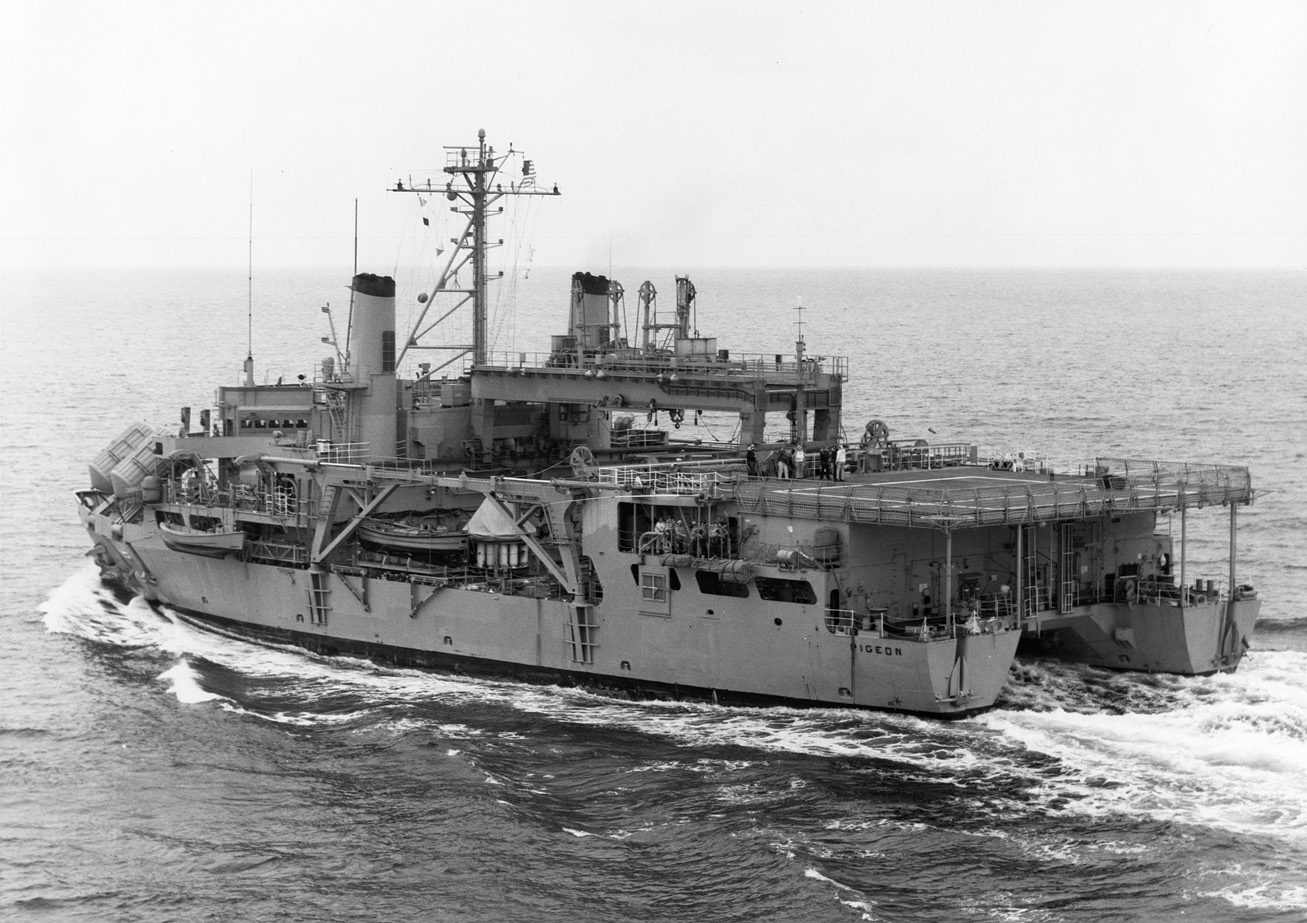 USS Pigeon (ASR 21) circa 1973