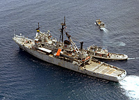 USS Brunswick (ATS 3) in August 1980