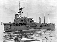 USS Tallahatchie County (AVB 2) circa early 1968