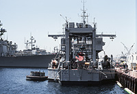 USS Elk River (IX 501) on 1 July 1982