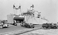 USNS Mercury (T-AKR 10) on 1 March 1987