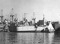 USNS Taurus (T-LSV 8) circa January 1959