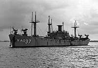 USS YAG 37 (YAG 37) on 8 July 1957
